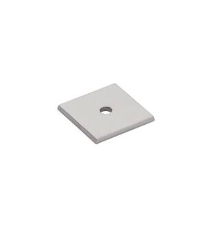 Emtek 86434US14 1 3/16" Art Deco Square Backplate for Cabinet Knob in Polished Nickel
