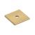 Emtek 86434US4 1 3/16" Art Deco Square Backplate for Cabinet Knob in Satin Brass