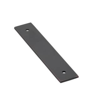 Emtek 86435US10B 5 3/16" Art Deco Rectangular Backplate for Cabinet Pull in Oil Rubbed Bronze