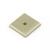 Emtek 86342TWB 1 1/4" Sandcast Bronze Square Backplate for Cabinet Knob in Tumbled White Bronze