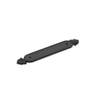 Emtek 86236FB 5 7/8" Tuscany Bronze Backplate for Cabinet Pull in Flat Black Bronze