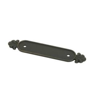 Emtek 86236MB 5 7/8" Tuscany Bronze Backplate for Cabinet Pull in Medium Bronze