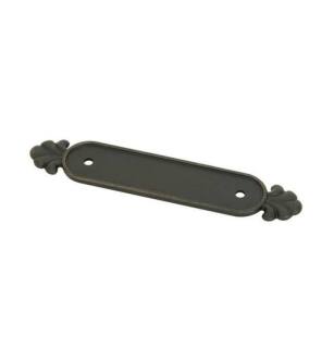 Emtek 86235MB 5 3/8" Tuscany Bronze Backplate for Cabinet Pull in Medium Bronze