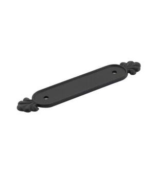 Emtek 86235FB 5 3/8" Tuscany Bronze Backplate for Cabinet Pull in Flat Black Bronze