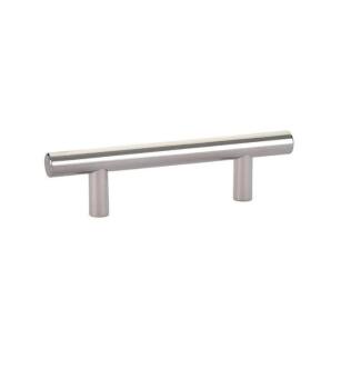 Emtek 86358US14 Contemporary 3" Center to Center Bar Cabinet Pull in Polished Nickel