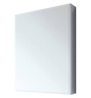 Fleurco MCS2436B-11 Luna 24" Wall Mount Recessed Single Door 1/2" Bevel Medicine Cabinet in Chrome