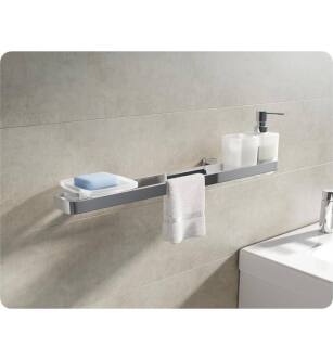 Fleurco VMODB60-T Veritas Mod 23 5/8" Wall Mount Square Towel Bar Only