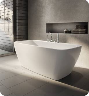 Fleurco BZWA5931-18 Opus Waltz Petite Acrylic Bathtub