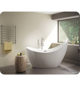 Fleurco BCR6531-18 Aria Crescent Petite Acrylic Bathtub