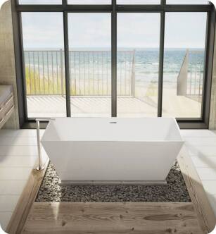 Fleurco BCA6829-18 Aria Calando High Gloss Acrylic Bathtub