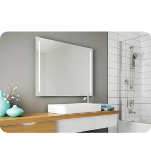 Fleurco MSU3036 SUNRISE Mirror 30" W x 36" H with Defogger and Light