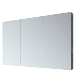 Fleurco MCT3636A-11 Luna 36" Wall Mount Recessed Triple Door Flat Medicine Cabinet in Chrome
