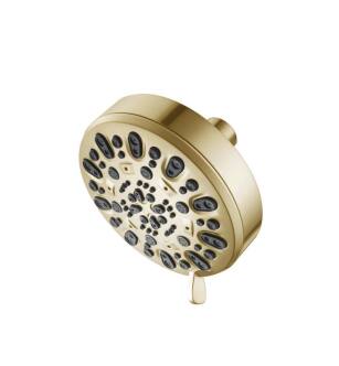 Flusso 200.6140SB 6 Function ABS Showerhead in Satin Brass PVD