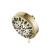 Isenberg 200.6140SB 6 Function ABS Showerhead in Satin Brass PVD