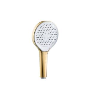 Flusso HS6260SB 3 Function ABS Hand Held Shower Head in Satin Brass PVD