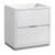 Fresca FCB8430WH Valencia 30" Glossy White Free Standing Modern Bathroom Cabinet