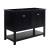 Fresca FCB2348BL-D Manchester 48" Black Traditional Double Sink Bathroom Cabinet