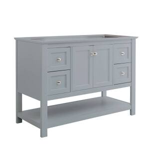 Fresca FCB2348GR Manchester 48" Gray Traditional Bathroom Cabinet