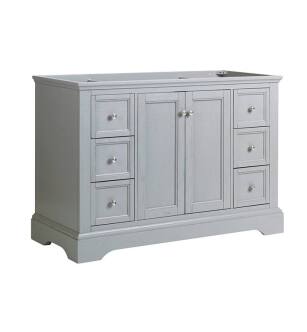 Fresca FCB2448GRV Windsor 48" Gray Textured Traditional Bathroom Cabinet