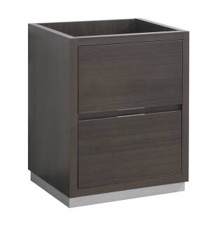 Fresca FCB8424GO Valencia 24" Gray Oak Free Standing Modern Bathroom Cabinet