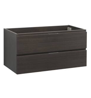 Fresca FCB8342GO Valencia 40" Gray Oak Wall Hung Modern Bathroom Cabinet