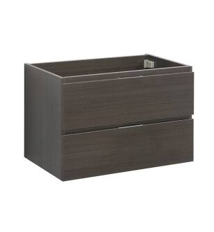 Fresca FCB8330GO Valencia 30" Gray Oak Wall Hung Modern Bathroom Cabinet