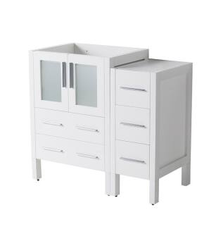 Fresca FCB62-2412WH Torino 36" White Modern Bathroom Cabinets