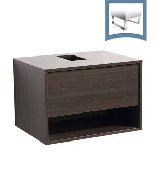 Fresca FCB8070GO Potenza 28" Gray Oak Modern Bathroom Cabinet