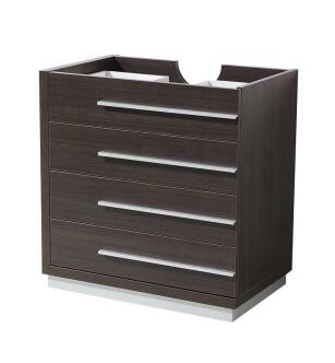 Fresca FCB8030GO Livello 30" Gray Oak Modern Bathroom Cabinet