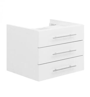 Fresca FCB6185WH-VSL Modella 24" White Wall Hung Modern Bathroom Cabinet