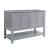 Fresca FCB2348GR-D Manchester 48" Gray Traditional Double Sink Bathroom Cabinet