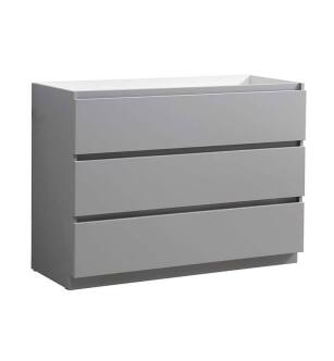 Fresca FCB9348GR Lazzaro 48" Gray Free Standing Modern Bathroom Cabinet