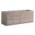 Fresca FCB9260RNW-S Catania 60" Rustic Natural Wood Wall Hung Single Sink Modern Bathroom Cabinet