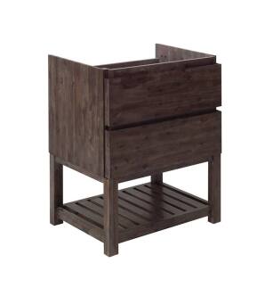 Fresca FCB3130ACA-FS Formosa 30" Floor Standing Open Bottom Modern Bathroom Cabinet in Acacia