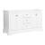 Fresca FCB2460WHM Windsor 60" Matte White Traditional Double Sink Bathroom Cabinet