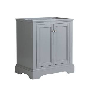 Fresca FCB2430GRV Windsor 30" Gray Textured Traditional Bathroom Cabinet