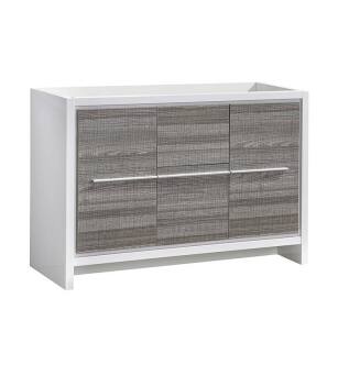 Fresca FCB8148HA Allier Rio 48" Ash Gray Single Sink Modern Bathroom Cabinet