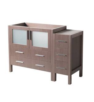Fresca FCB62-3612GO Torino 48" Gray Oak Modern Bathroom Cabinets