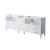 Fresca FCB62-361236WH Torino 83" White Modern Bathroom Cabinets