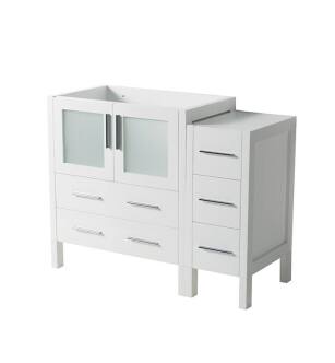 Fresca FCB62-3012WH Torino 42" White Modern Bathroom Cabinets