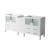 Fresca FCB62-301230WH Torino 72" White Modern Bathroom Cabinets