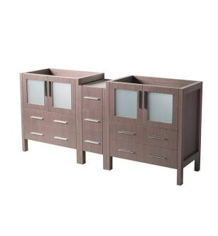 Fresca FCB62-301230GO Torino 72" Gray Oak Modern Bathroom Cabinets