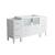 Fresca FCB62-123012WH Torino 54" White Modern Bathroom Cabinets