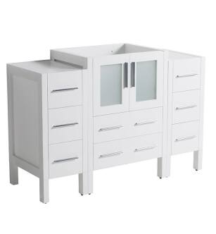 Fresca FCB62-122412WH Torino 48" White Modern Bathroom Cabinets