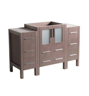 Fresca FCB62-122412GO Torino 48" Gray Oak Modern Bathroom Cabinets