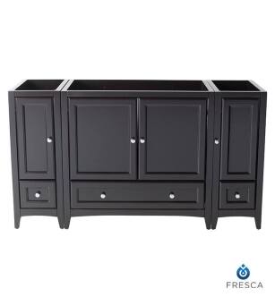 Fresca FCB20-123612ES Oxford 60" Espresso Traditional Bathroom Cabinets