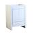 Fresca FCB8125WH Allier 24" White Modern Bathroom Cabinet