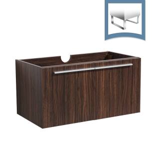Fresca FCB8090GW Vista 36" Walnut Modern Bathroom Cabinet