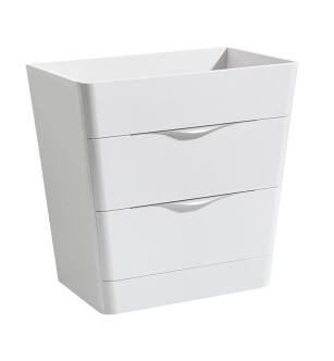 Fresca FCB8532WH Milano 32" Glossy White Modern Bathroom Cabinet
