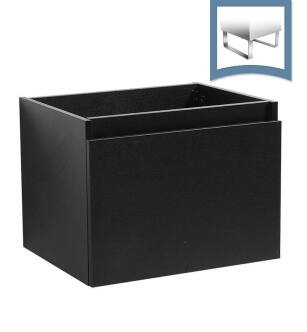 Fresca FCB8006BW Nano 24" Black Modern Bathroom Cabinet